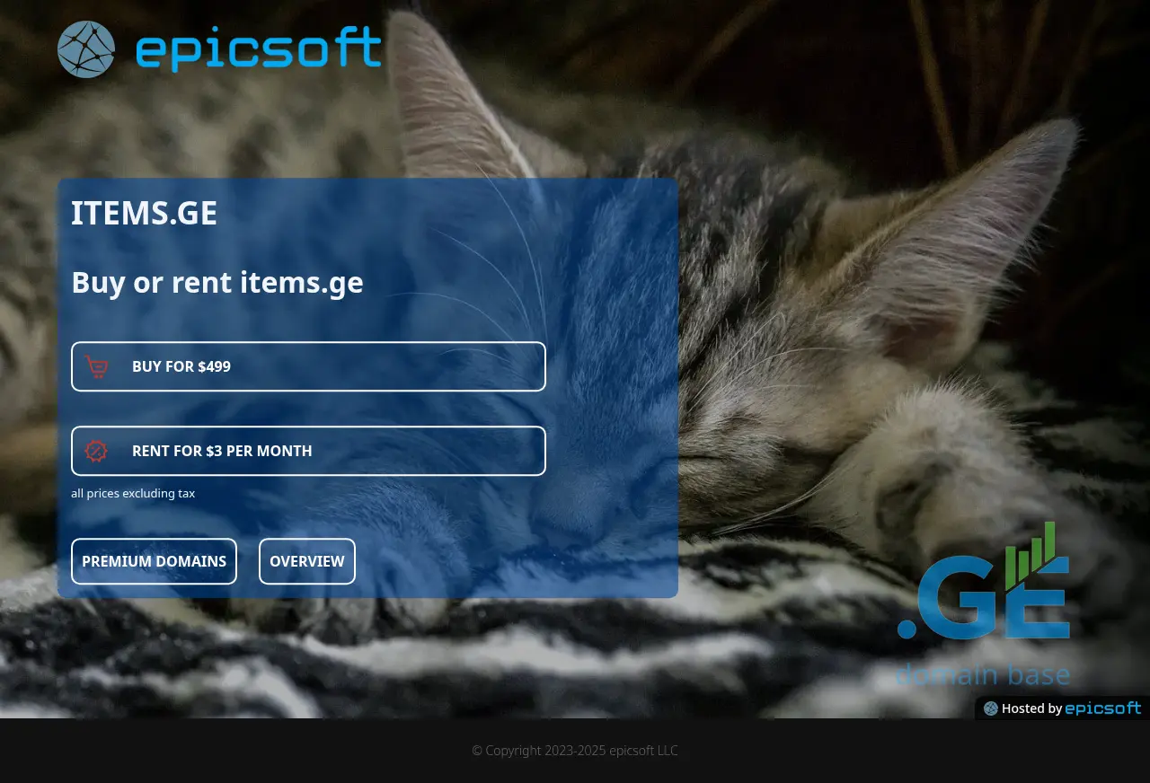 Screenshot of the site items.ge