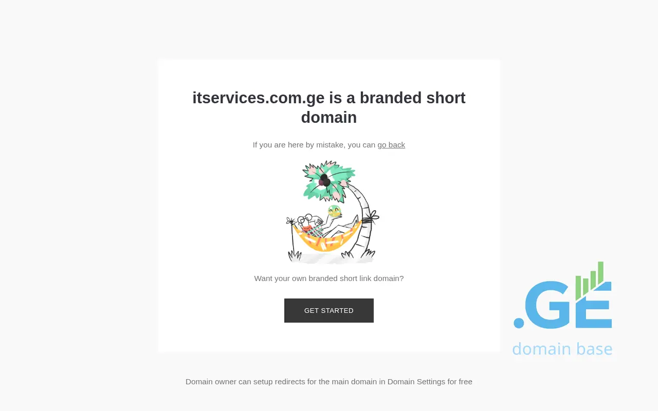 Screenshot of the site itservices.com.ge