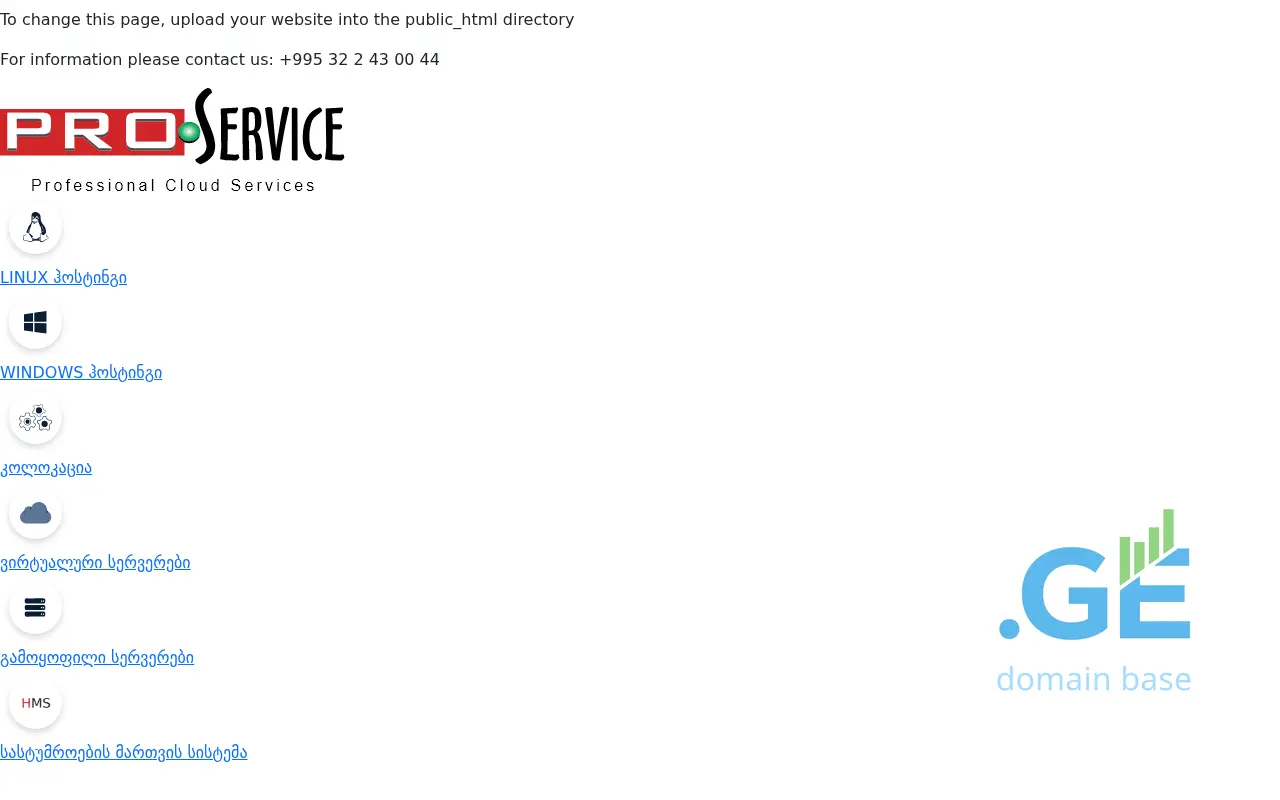 Screenshot of the site iviko.ge