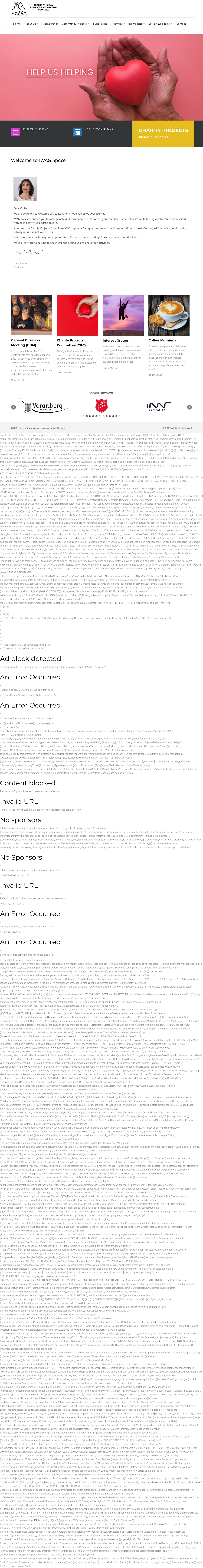 Screenshot of the site iwa.ge