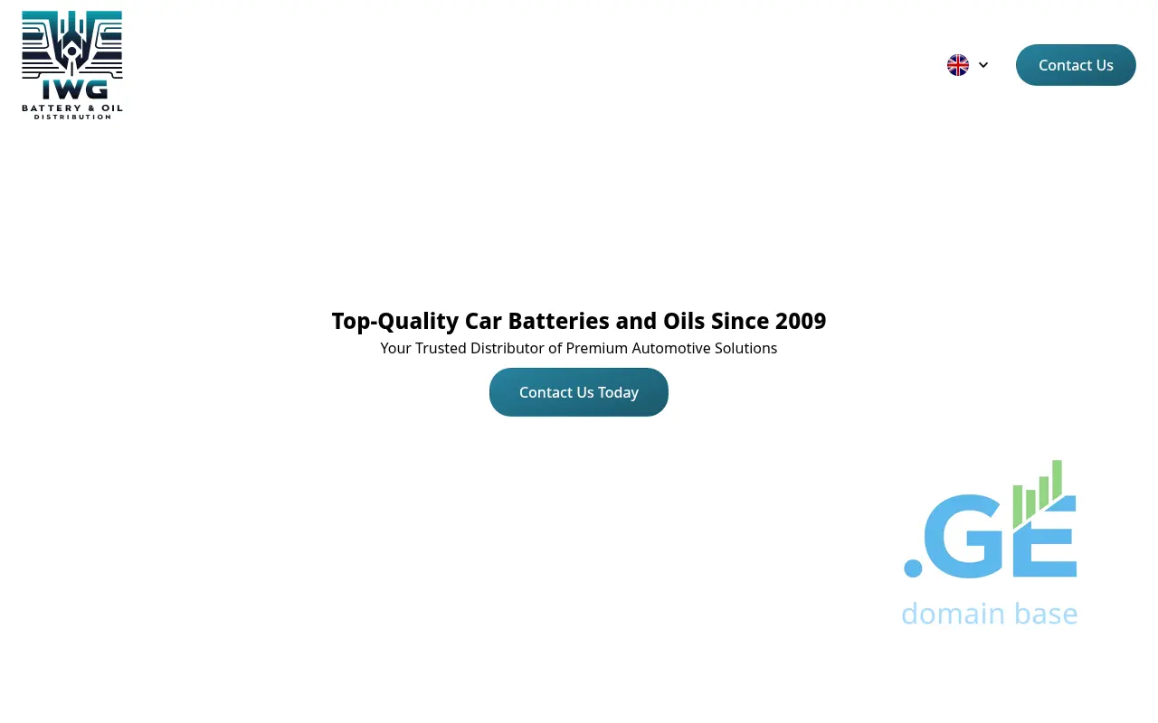Screenshot of the site iwg.ge
