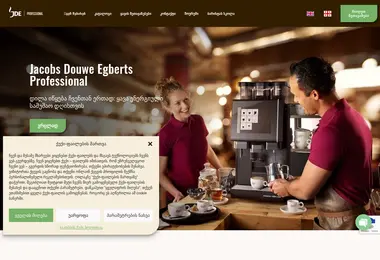 Screenshot of jdeprofessional.ge