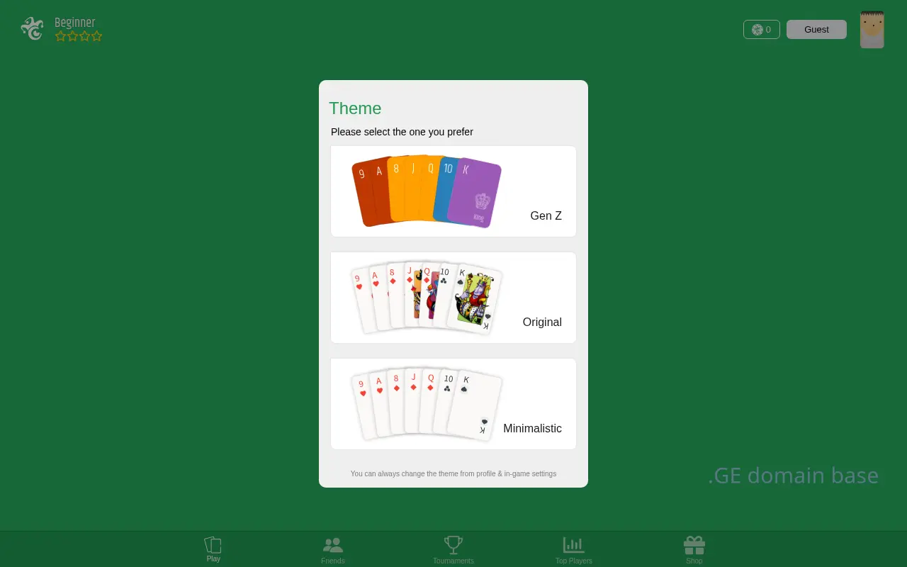 Screenshot of the site jok.ge