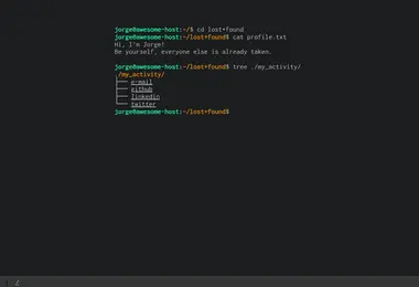Screenshot of jor.ge