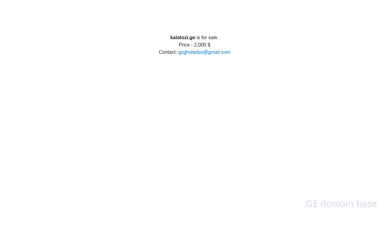 Screenshot of the site kalatozi.ge