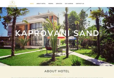 Screenshot of kaprovani.ge