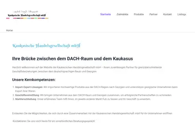 Screenshot of kaukasische.ge