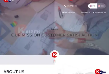 Screenshot of kcg.ge