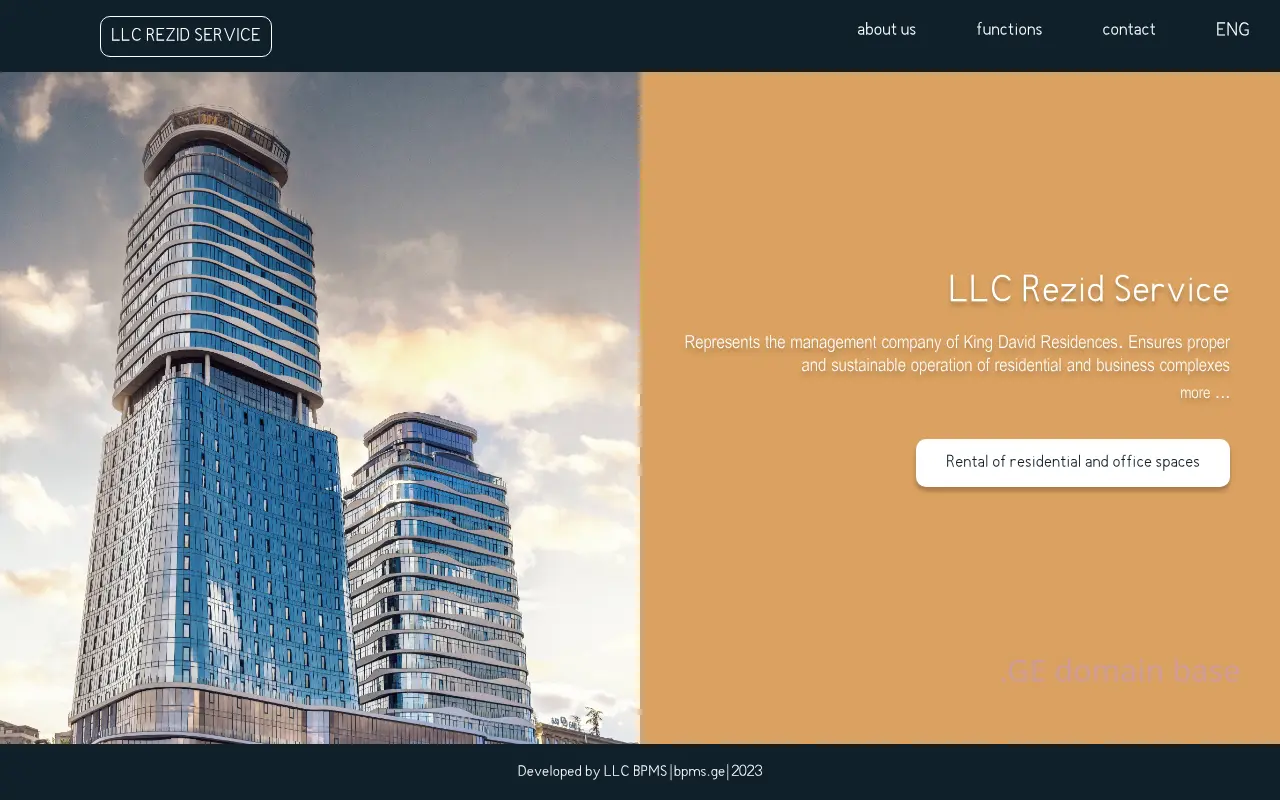 Screenshot of the site kdr.ge