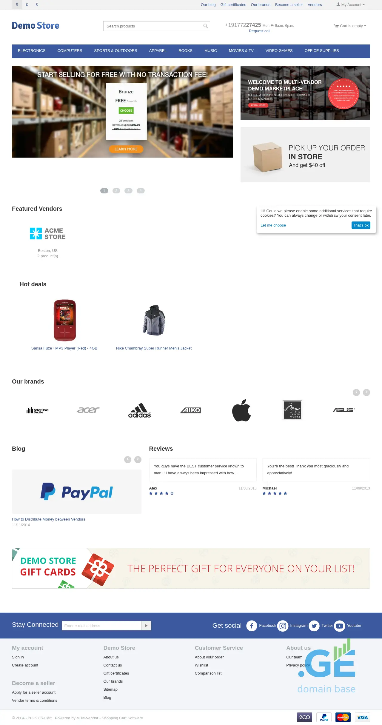 Screenshot of the site kedeli.ge