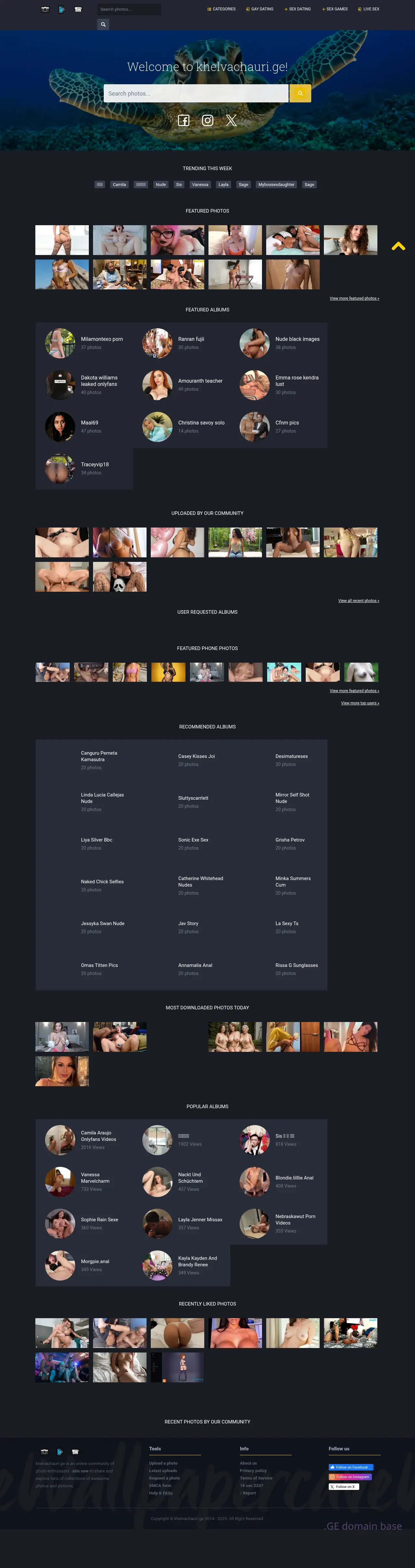 Screenshot of the site khelvachauri.ge