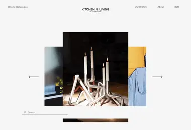 Screenshot of kitchenandliving.ge