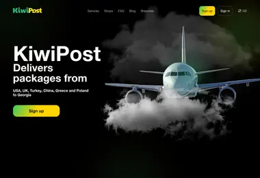 Screenshot of kiwipost.ge