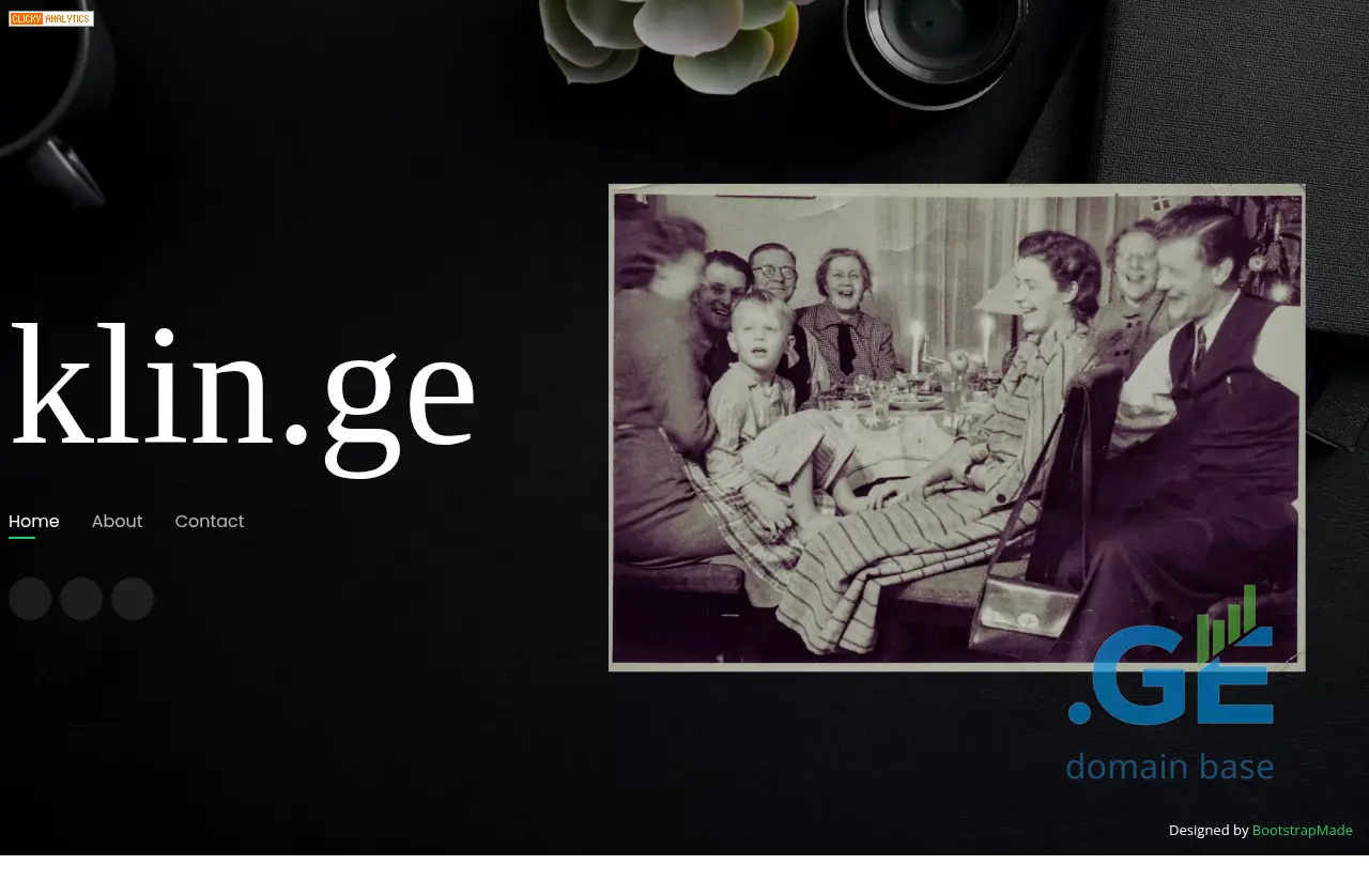 Screenshot of the site klin.ge