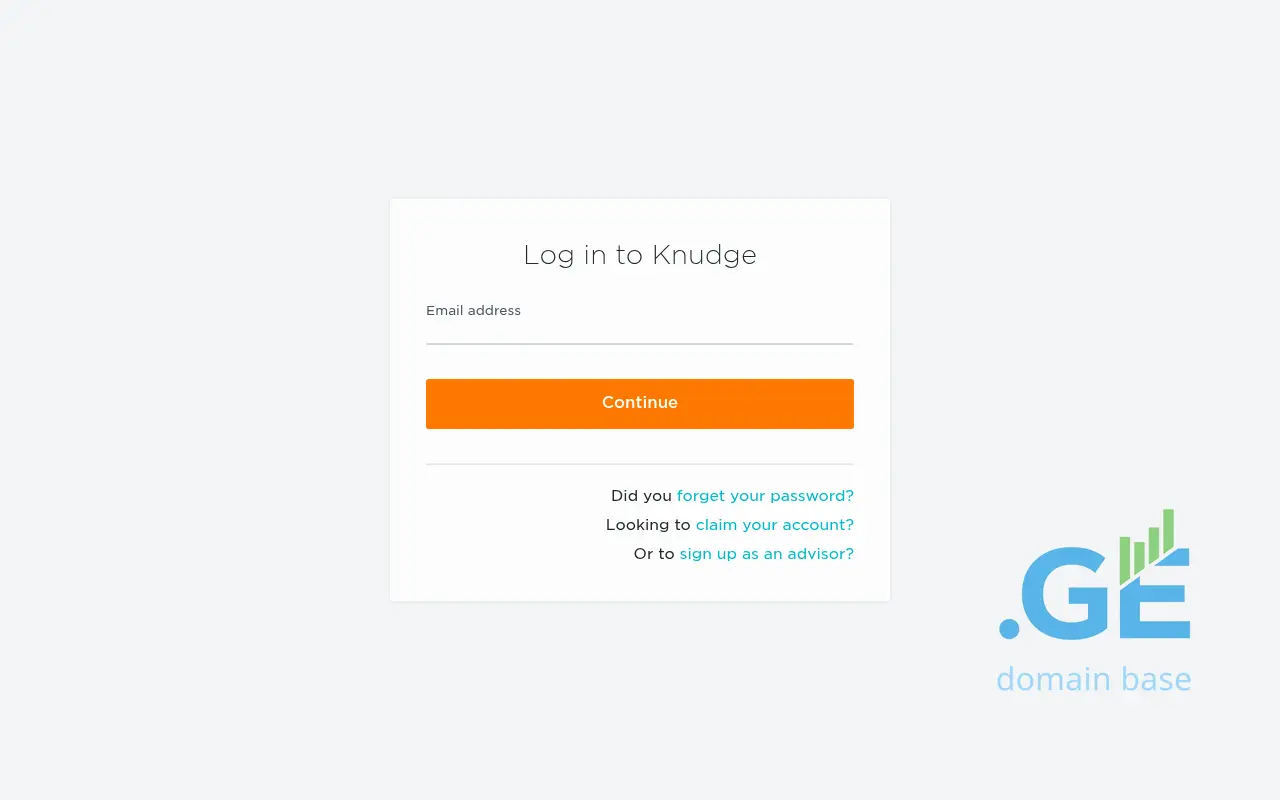 Screenshot of the site knud.ge