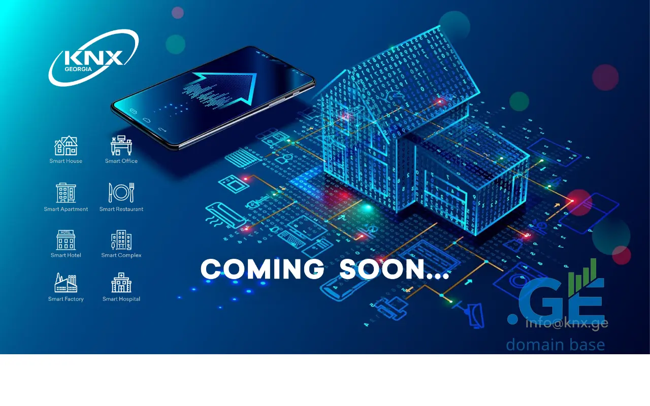 Screenshot of the site knx.ge