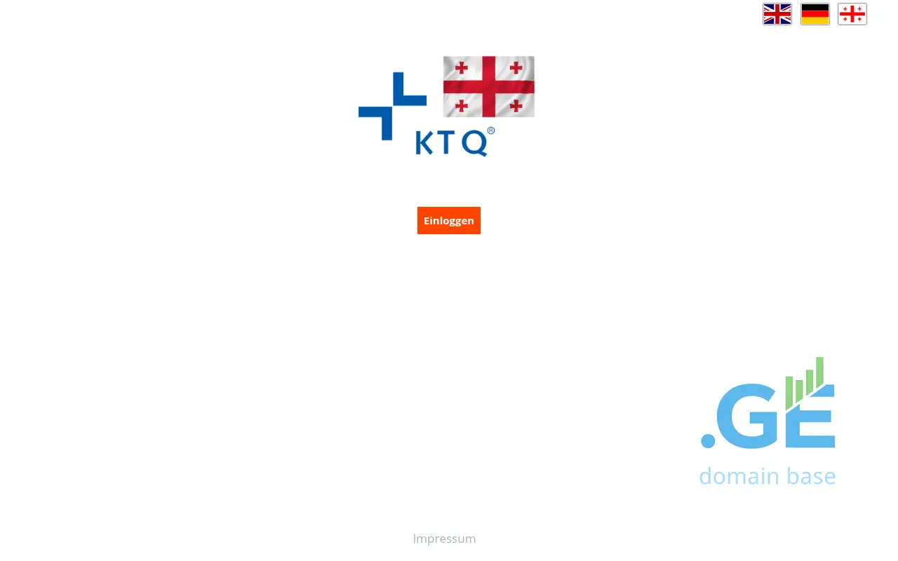 Screenshot of the site ktq-tool.ge