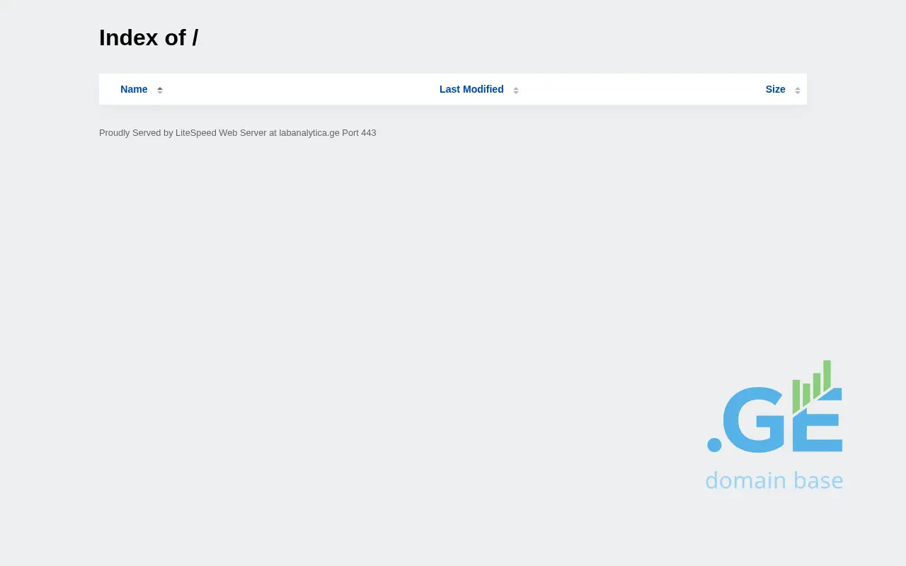 Screenshot of the site labanalytica.ge