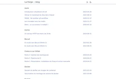 Screenshot of lafor.ge