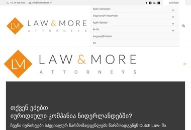 lawandmore.ge-ის ეკრანის სურათი