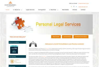 Screenshot of lawpractice.ge