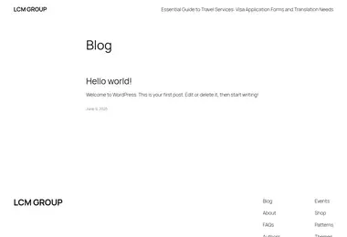Screenshot of lcm.ge