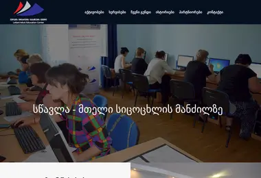 Screenshot of leli.org.ge