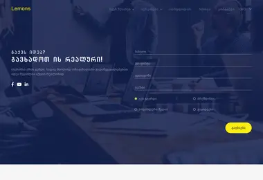 Screenshot of lemons.ge