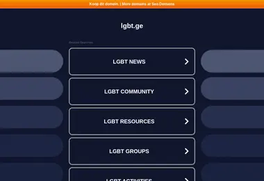 Screenshot of lgbt.ge