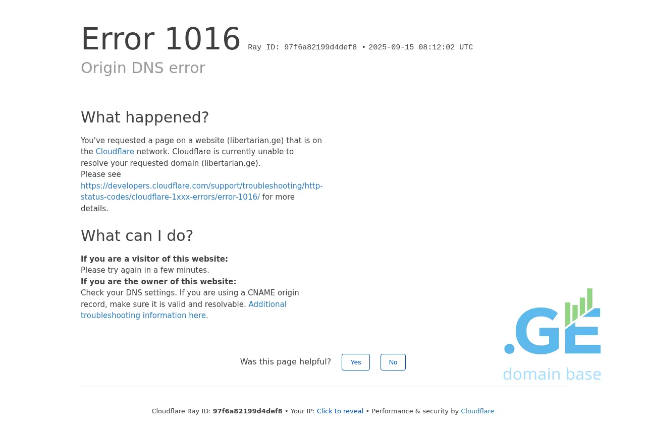Screenshot of the site libertarian.ge