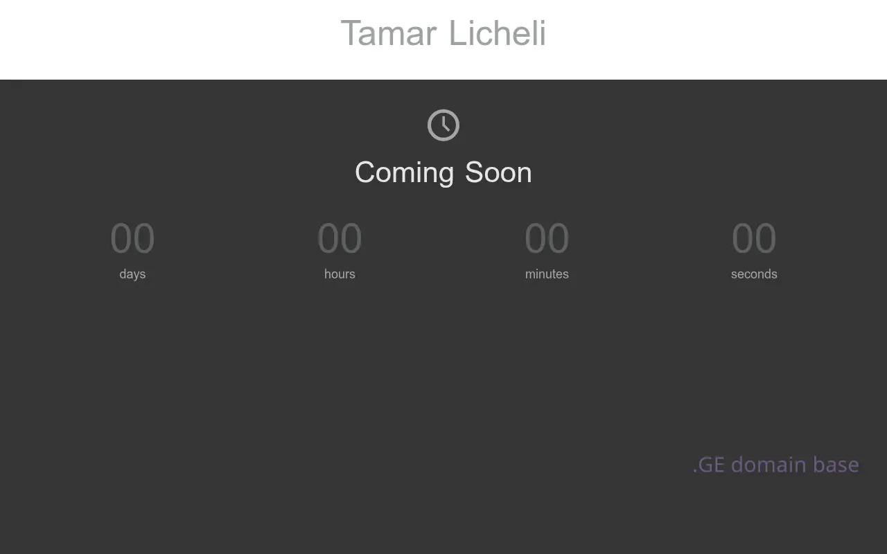 Screenshot of the site licheli.ge