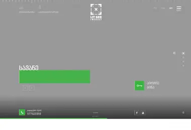 Screenshot of litgeoinvest.ge