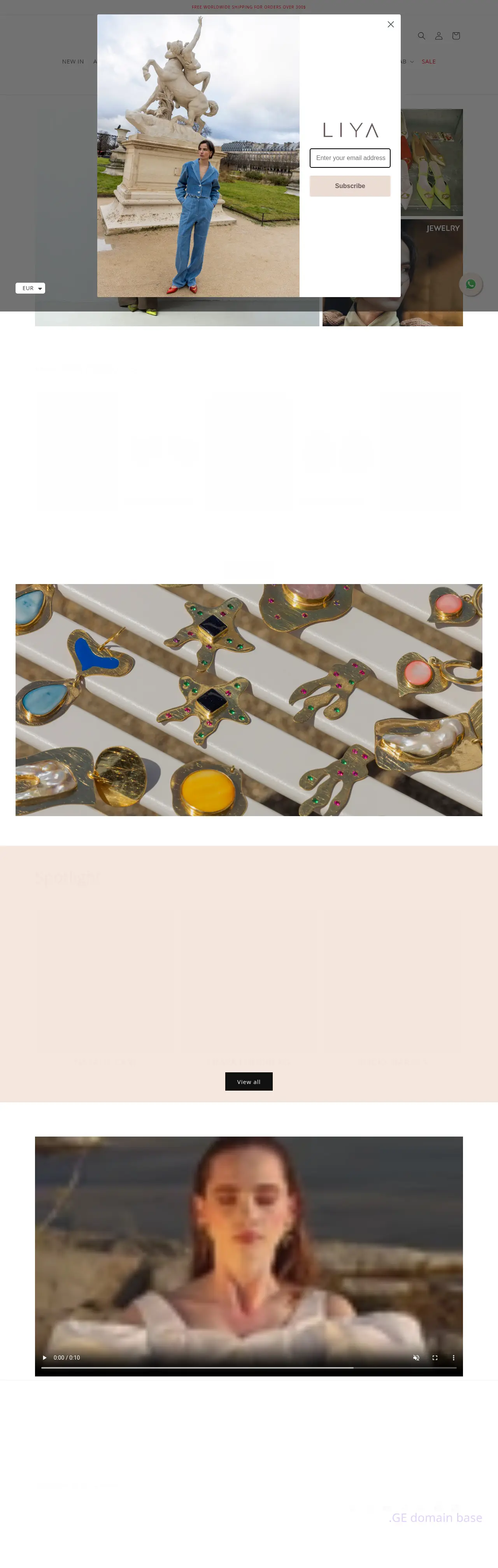 Screenshot of the site liya.ge