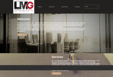 Screenshot of lmggroup.ge
