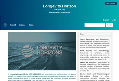 Screenshot of longevity.ge