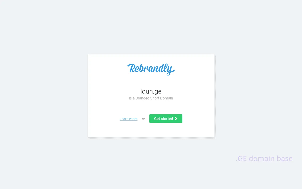 Screenshot of the site loun.ge