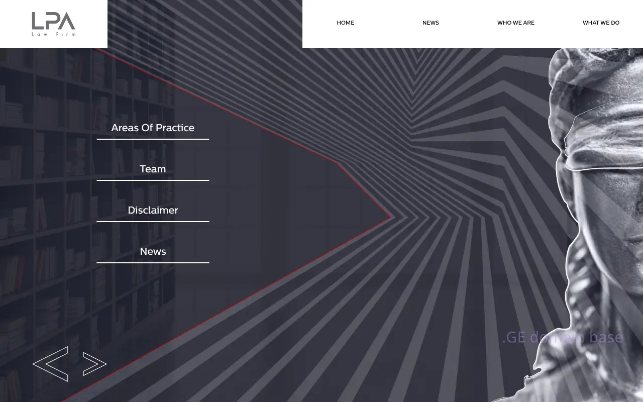 Screenshot of the site lpa.ge