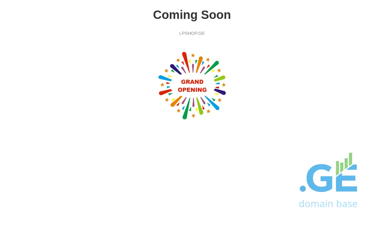 Screenshot of the site lpshop.ge