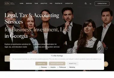 Screenshot of lta.ge