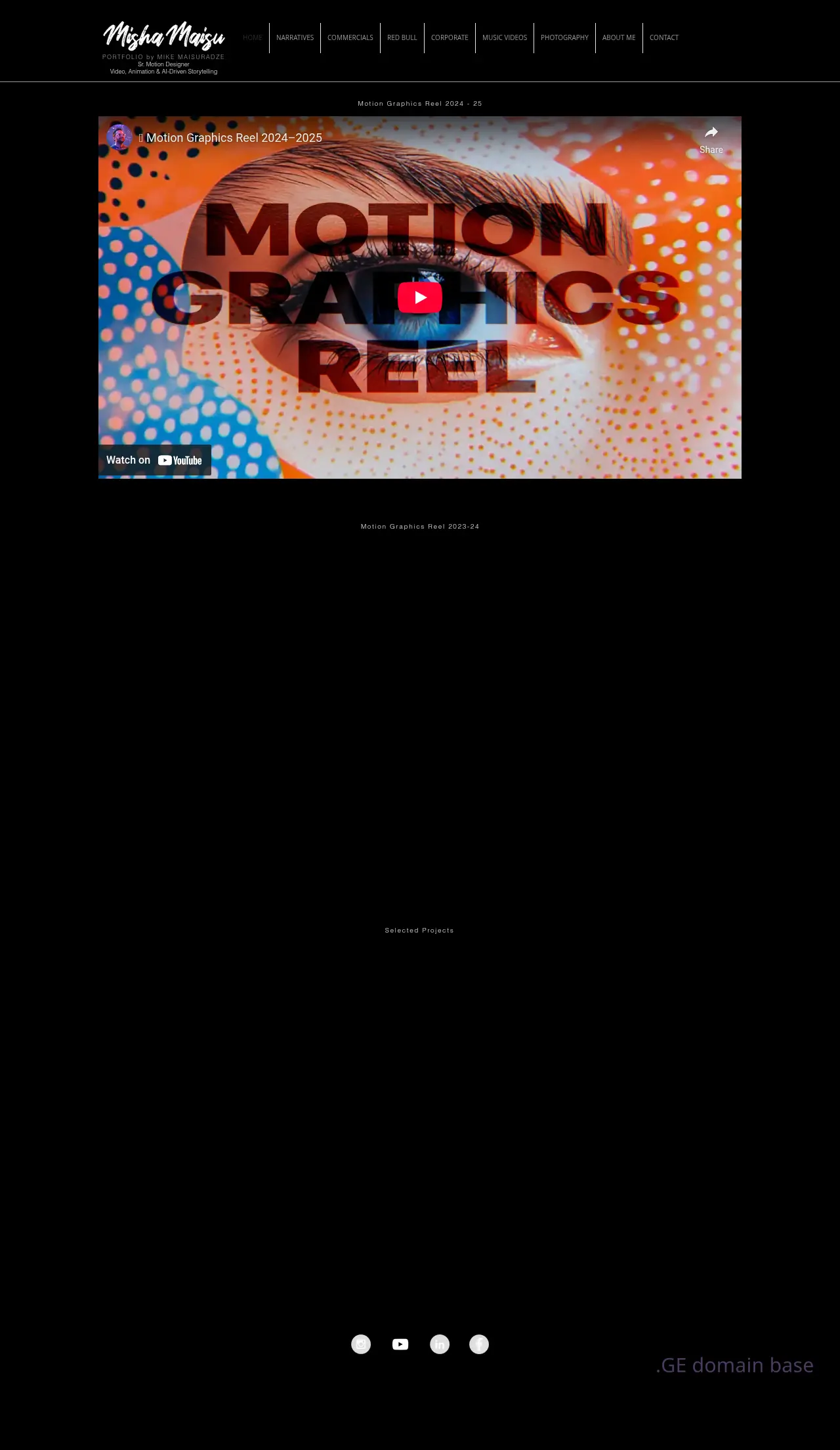 Screenshot of the site magic.ge