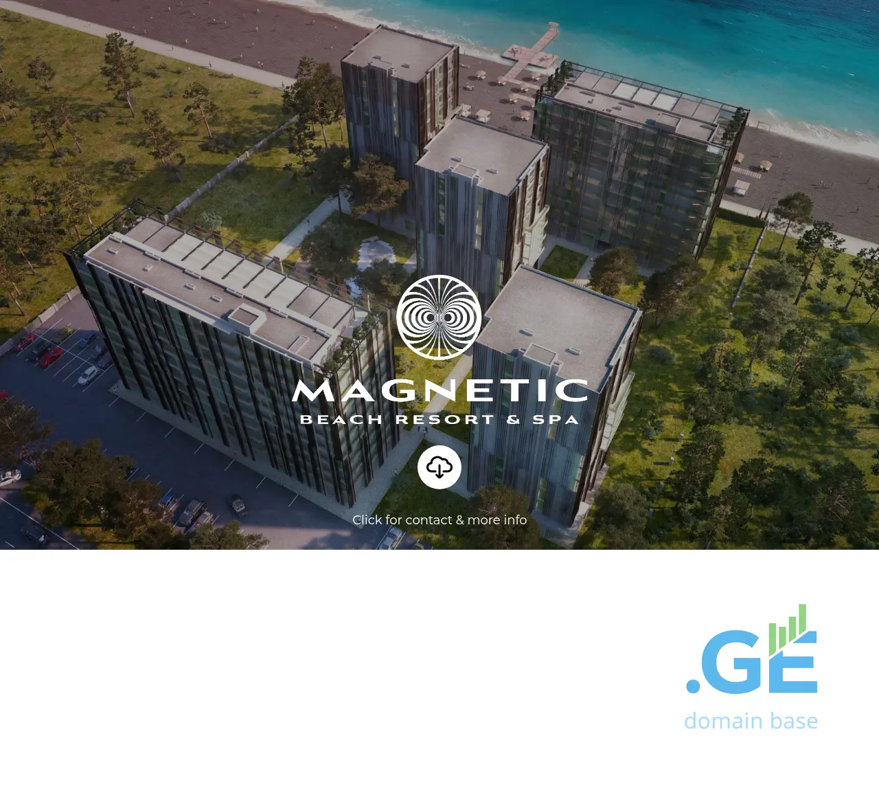 Screenshot of the site magnetic.ge