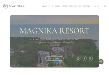 Screenshot of magnika.ge