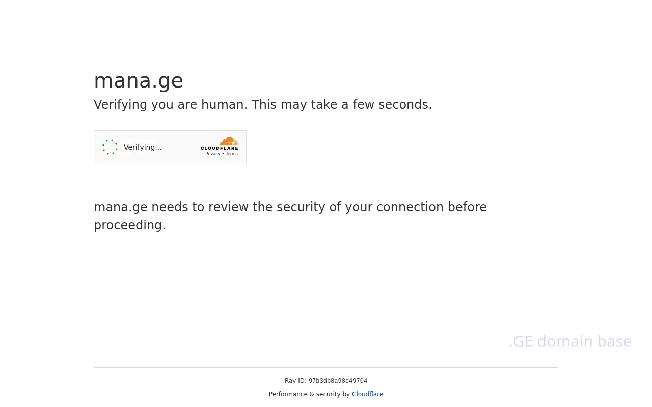 Screenshot of the site mana.ge
