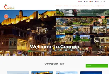 Screenshot of mangogeorgia.ge