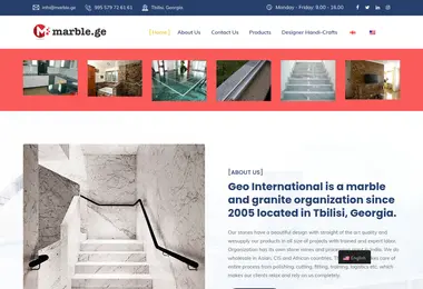 marble.ge-ის ეკრანის სურათი