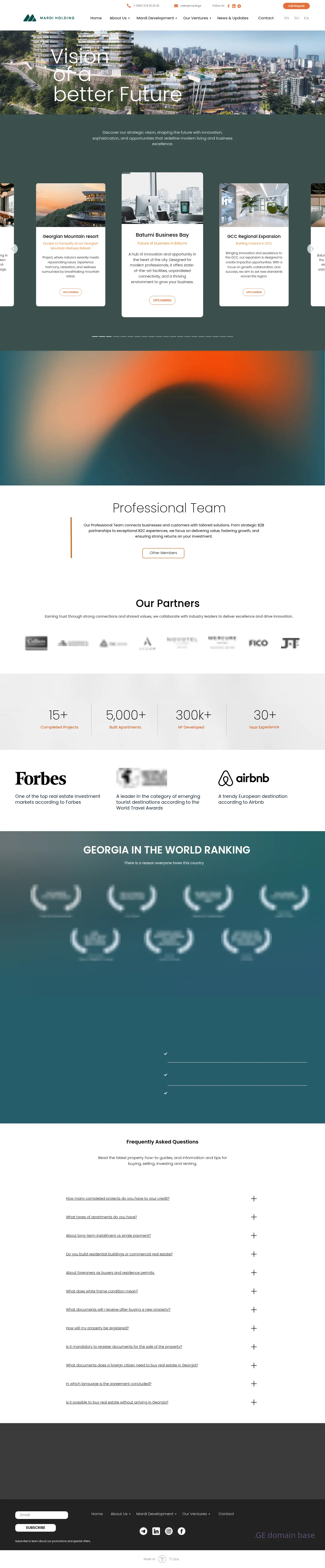 Screenshot of the site mardi.ge