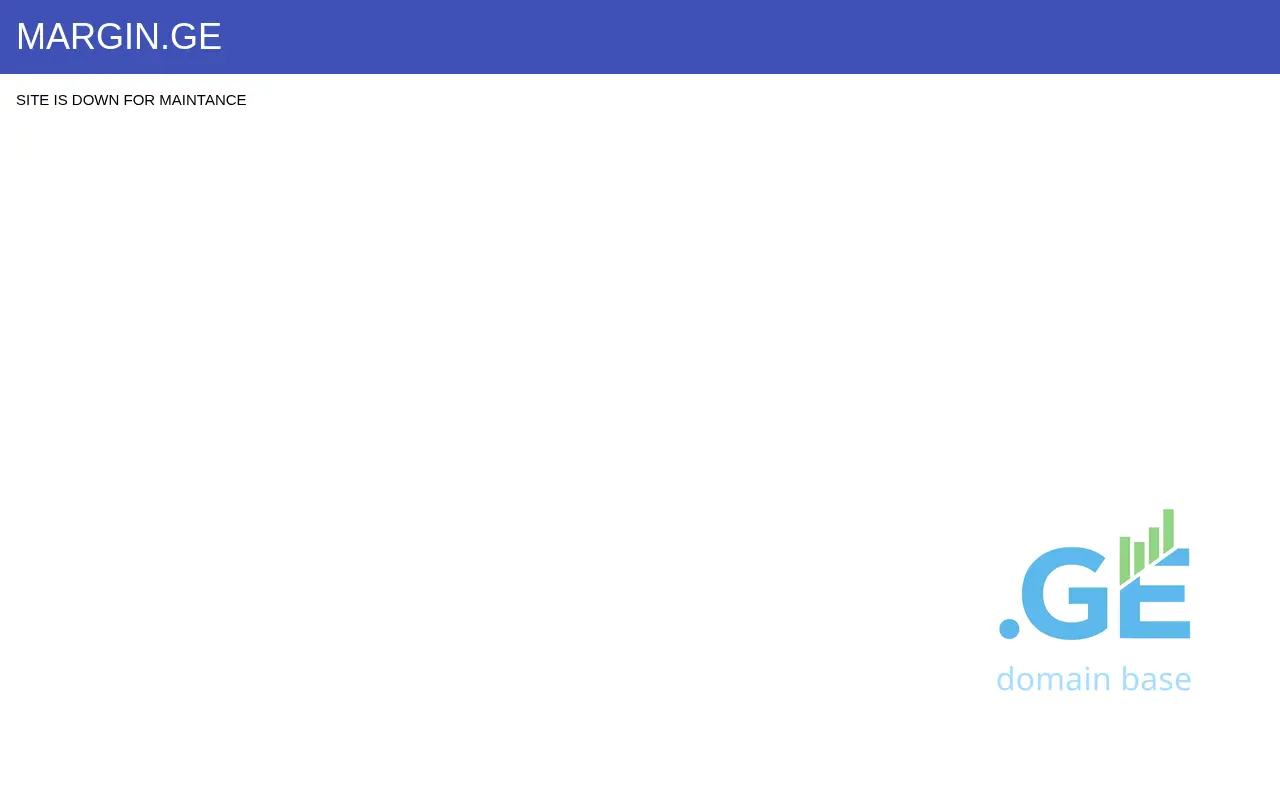 Screenshot of the site margin.ge
