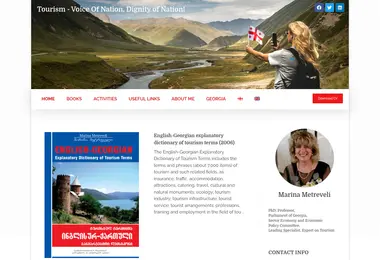 Screenshot of marinametreveli.ge