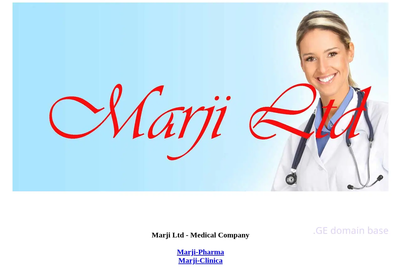 Screenshot of the site marji.ge