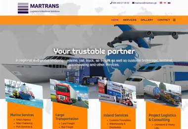 Скриншот martrans.ge